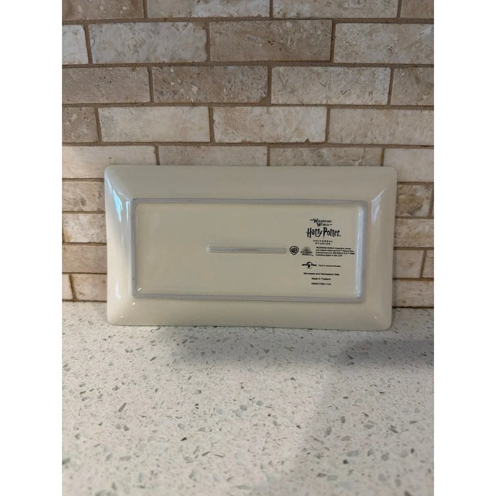 Harry Potter Hogsmeade For Christmas Serving Tray Hogwarts‎ Holiday Collectible